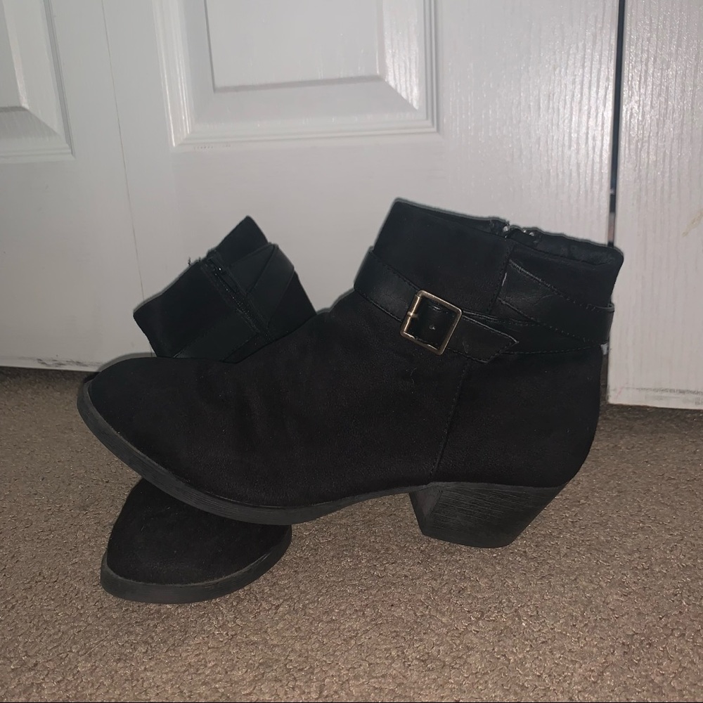 Black booties